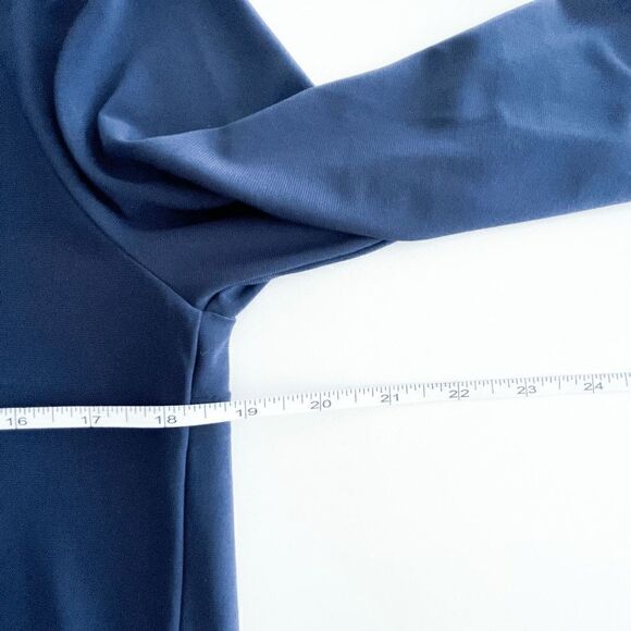 Joseph Ribkoff Womens Tunic Blouse Sweater 3/4 Sleeve Scoop Neck Blue Size 10 - Picture 4 of 6